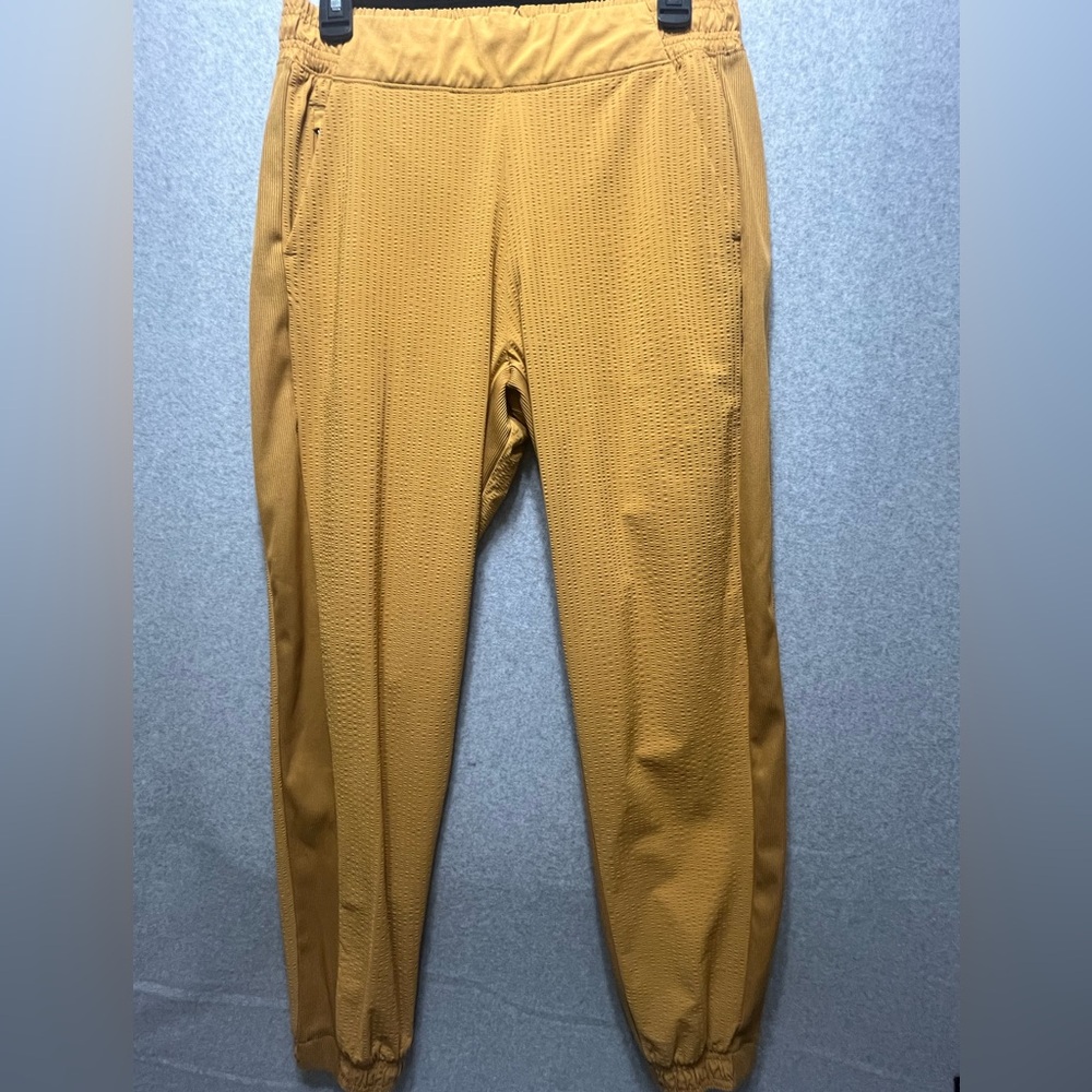 Athleta Textured Brooklyn Joggers -Tuscan Gold/ Mustard - Size 6